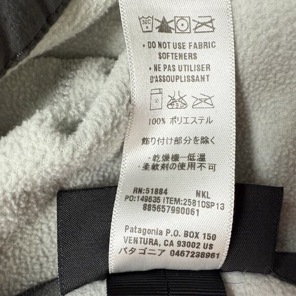 Patagonia Emmilen Fleece Jacket Women’s Size XS Two Tone Gray Zip Front Hooded - Picture 8 of 8